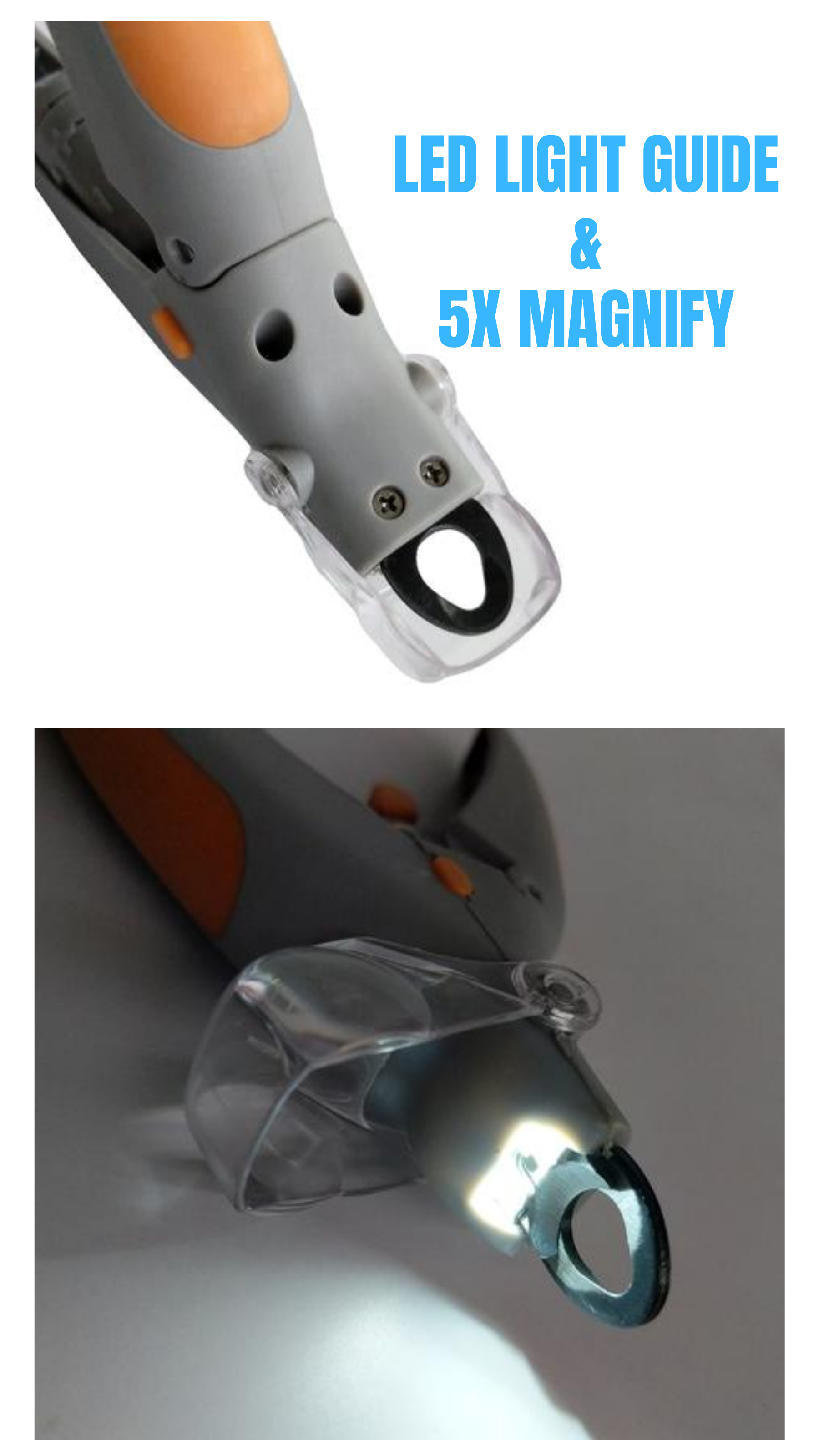 SnoutSavvy™ LED Safe Pet Nail Clipper | Quick-Finder Light & Magnifier | No-Mess Trimmer for Cats & Dogs